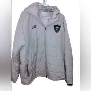 New Balance, Men's Sideline Jacket, Gray, Size 2X Memphis Legends Patch